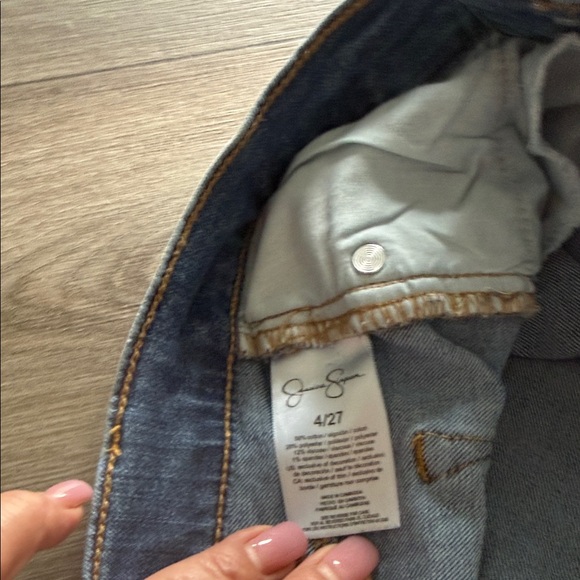 Jessica Simpson Blue Straight Leg Jeans - Picture 4 of 9